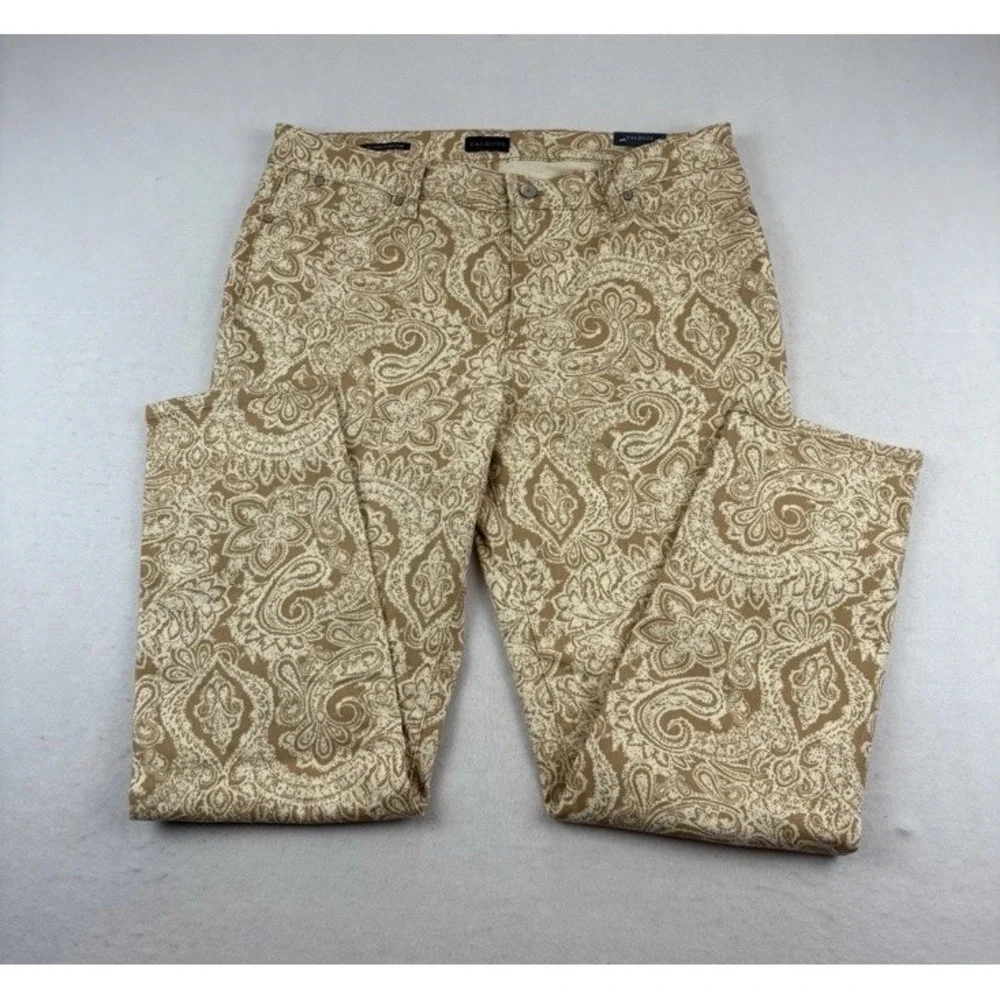 Talbots Curvy Slim Ankle Jeans in Star Paisley Size 16 - Picture 5 of 12